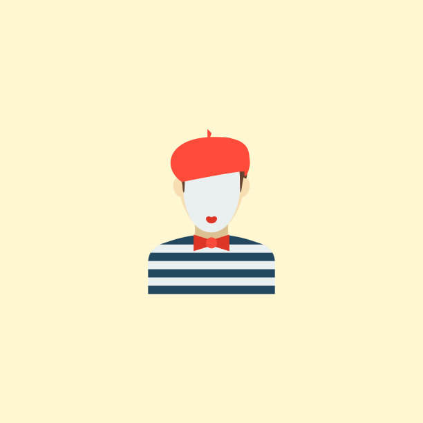 的Mime图标平面元素图片下载