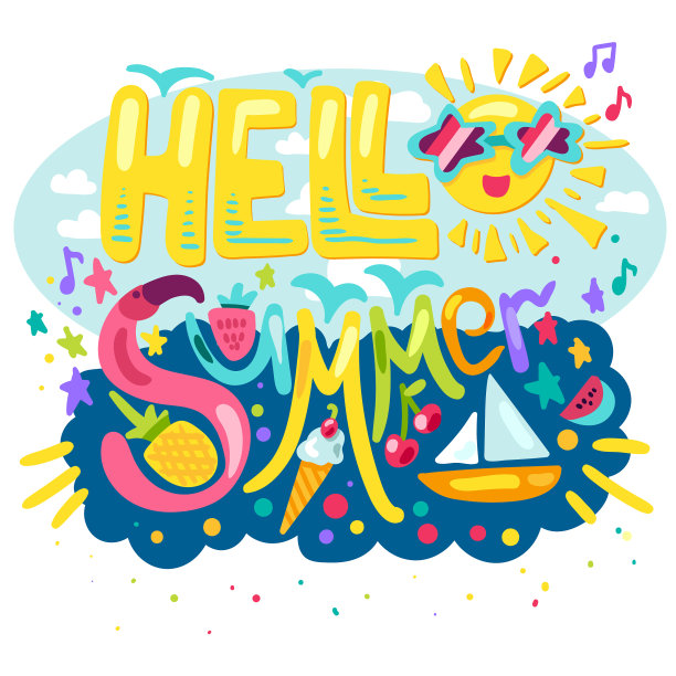 你好热带夏季图片下载