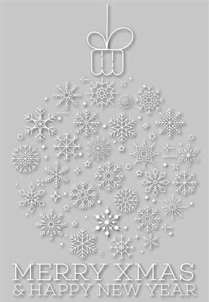 圣诞快乐，恭贺新禧图片下载