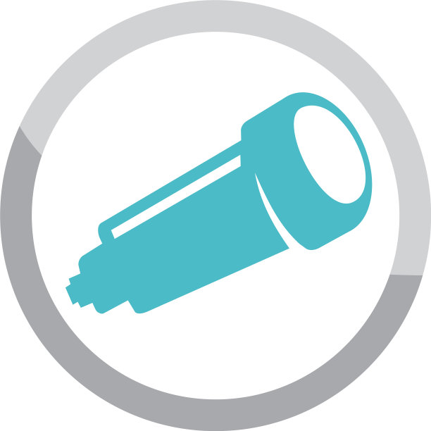 望远镜标志设计模板图片下载