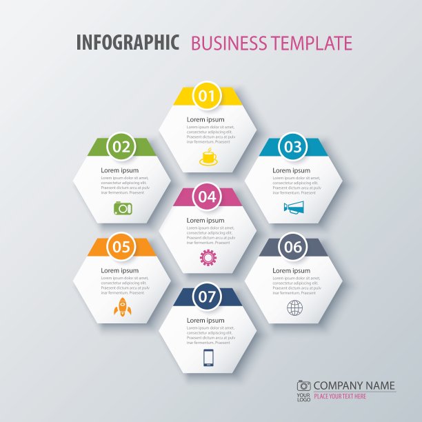 用于业务的信息图形选项模板图片下载