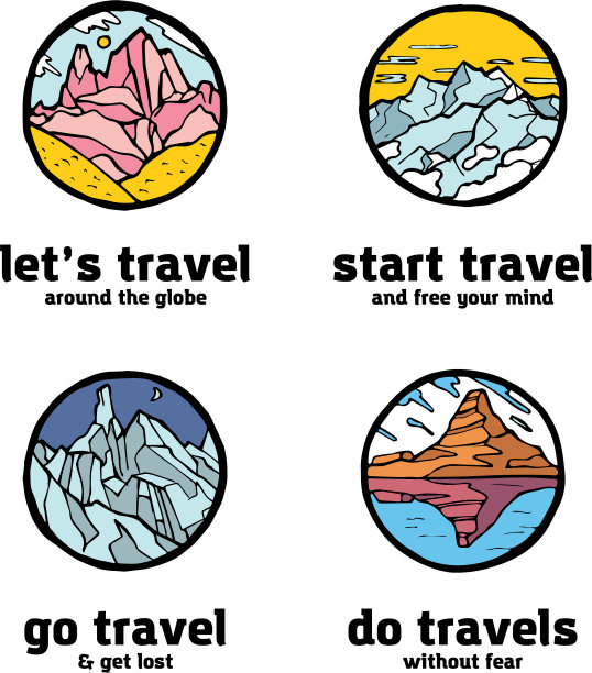 旅游标志设置图片下载