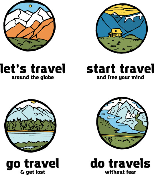 旅游标志设置图片下载