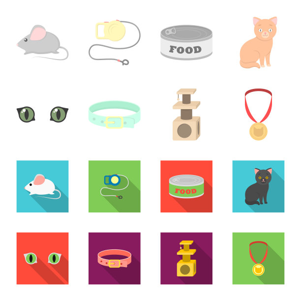 猫的眼睛，一个项圈，一个房子的猫奖章上图片下载