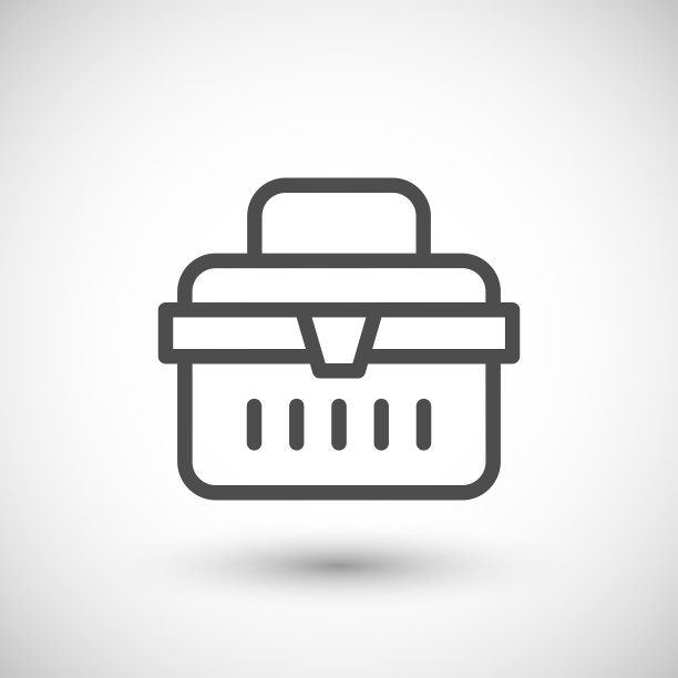 工具箱线条图标图片下载