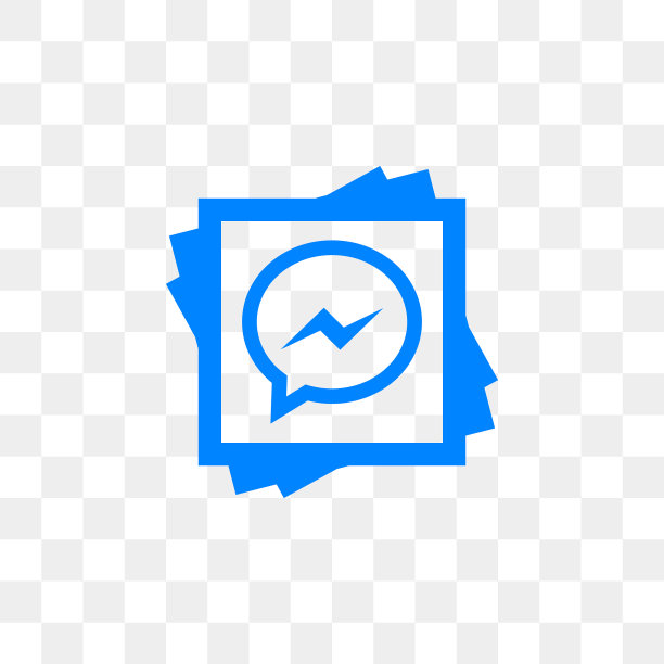 Facebook Messenger社交媒体图标设计图片下载