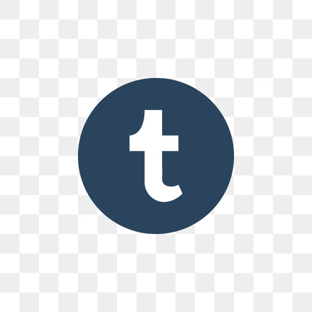 Tumblr社交媒体图标设计模板图片下载