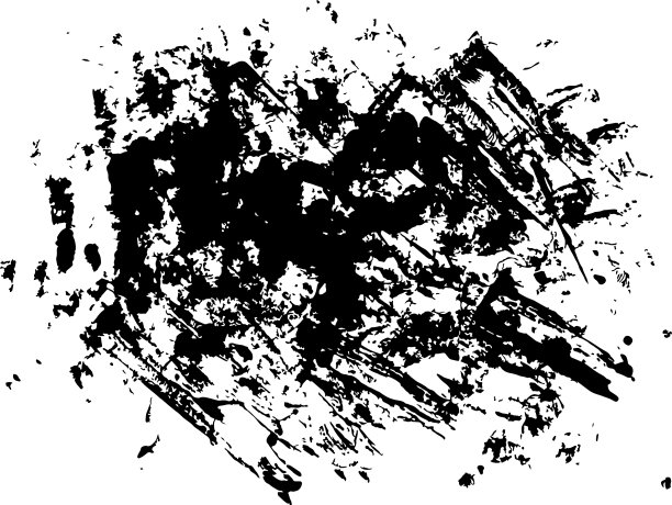 一套黑漆脏笔触图片下载