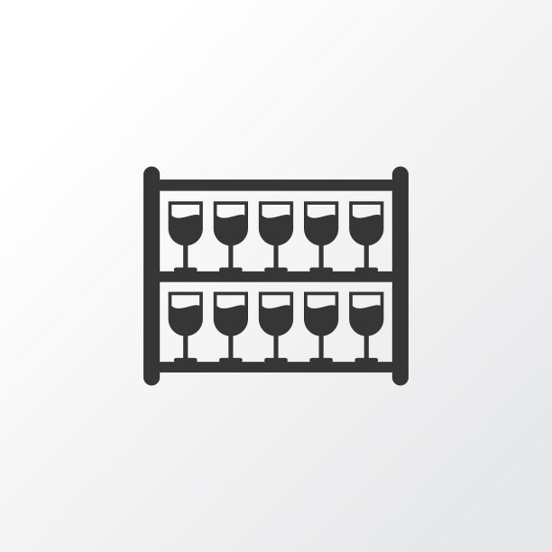 站在眼镜图标象征优质图片下载