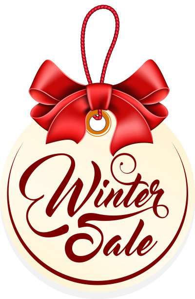 标签上写着冬季销售图片下载