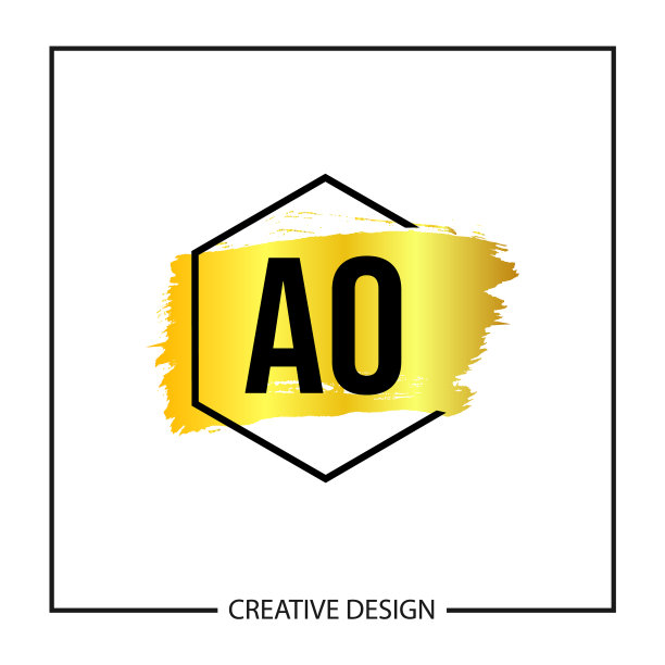 首字母ao标志模板设计图片下载