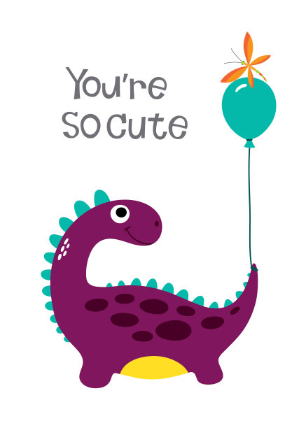 可爱的恐龙图片下载