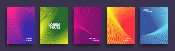 简单现代的封面模板设计集图片下载