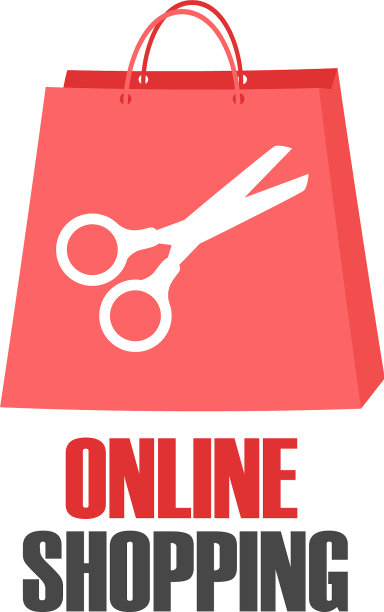 网上购物剪刀粉色包概念一图片下载