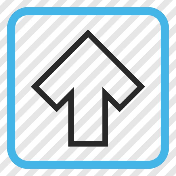 箭头向上图标在一个框架图片下载