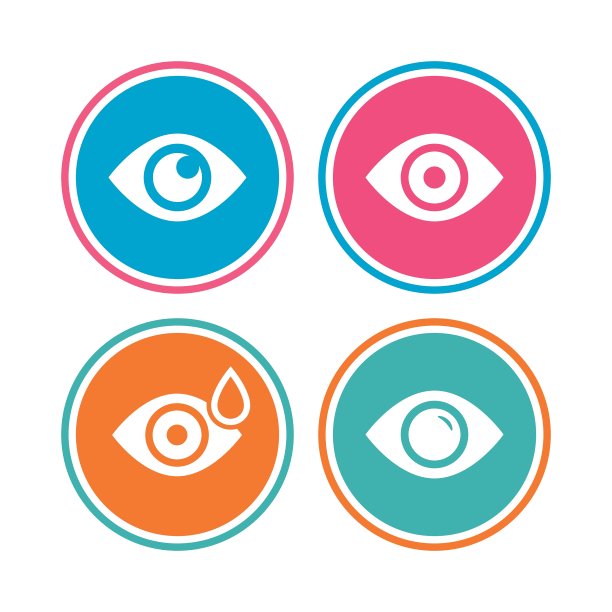 眼球与水滴符号图片下载