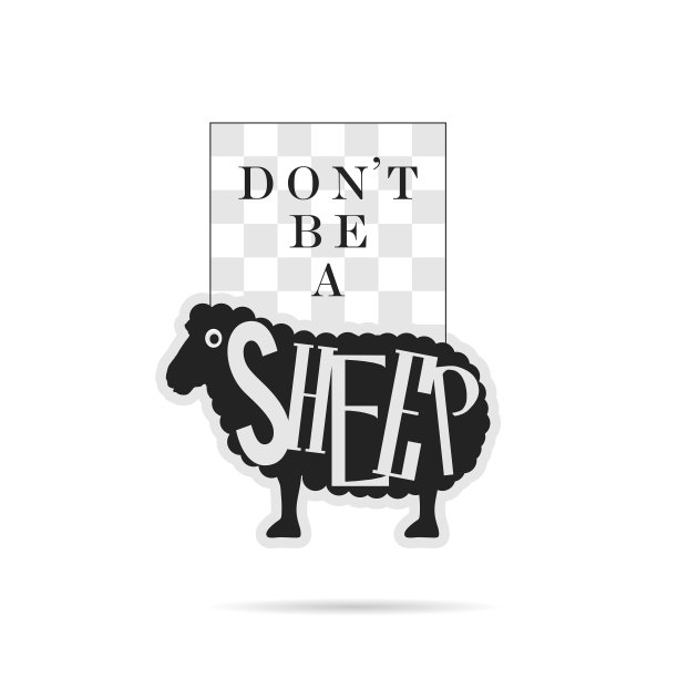 绵羊图标卡通在白色图片下载