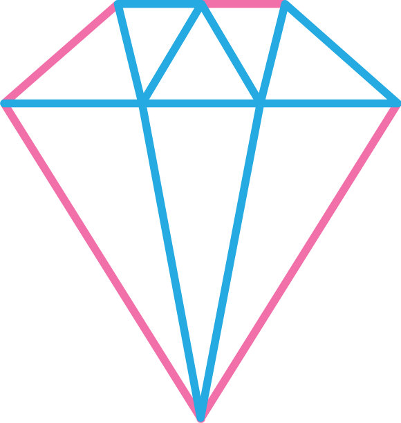 线美钻石时尚配饰设计图片下载