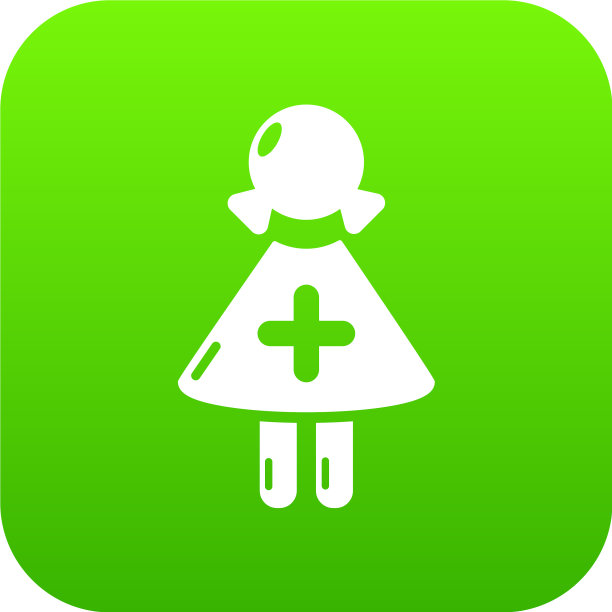护士绿色图标图片下载