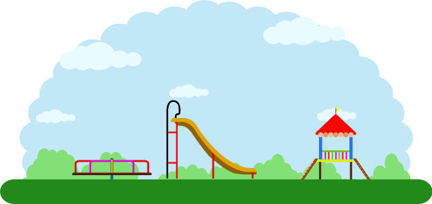 一个儿童公园的景观图片下载