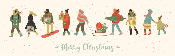 圣诞快乐，新年快乐图片下载