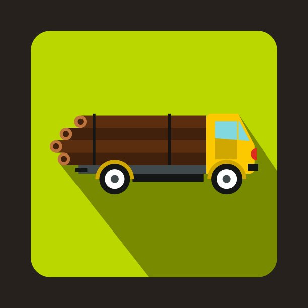 记录卡车日志图标的风格图片下载