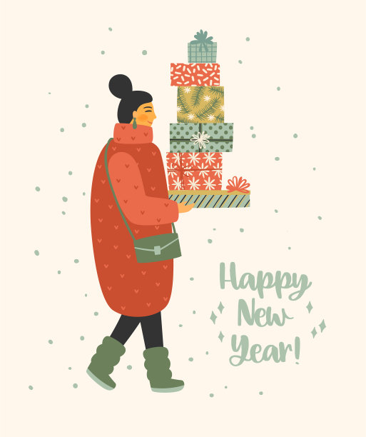 圣诞快乐，新年快乐图片下载