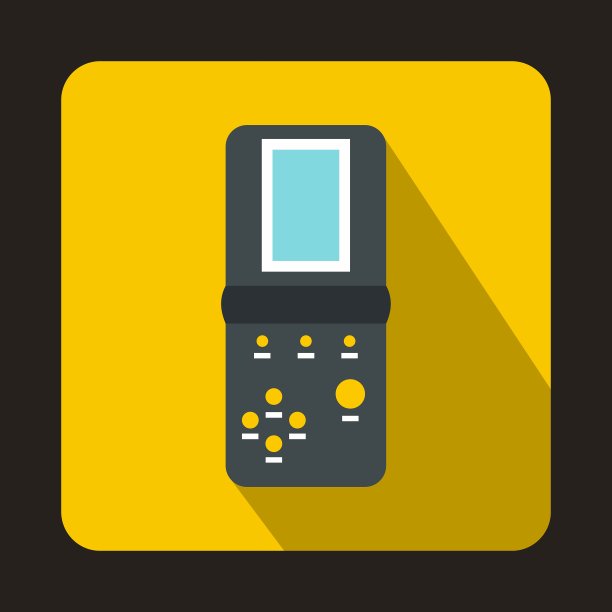 《俄罗斯方块》图标的平面风格图片下载