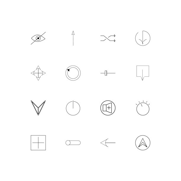 按钮线形细长，图标设置轮廓简单图片下载