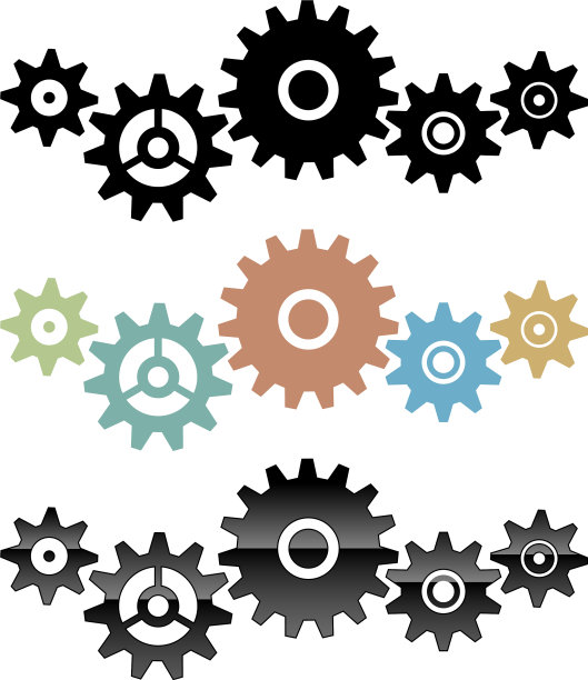 啮合齿轮组图片下载