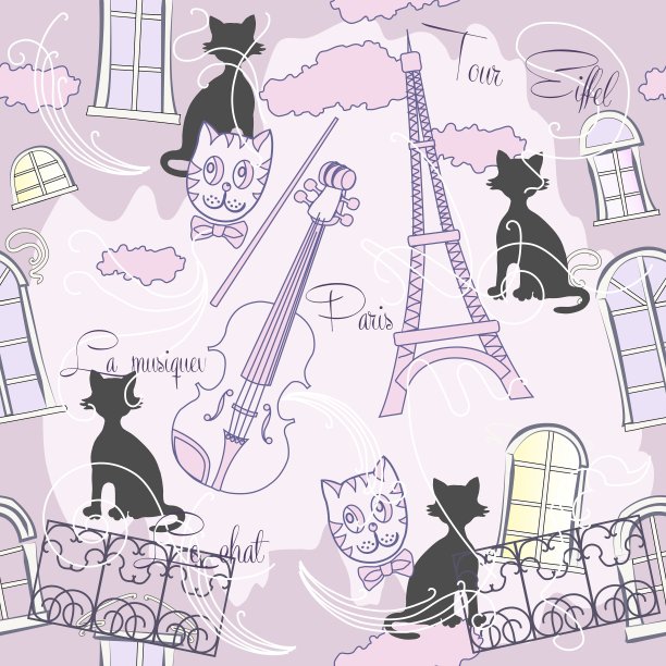 无缝模式与巴黎和音乐-04图片下载