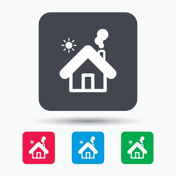 房屋建筑标志Home图标图片下载