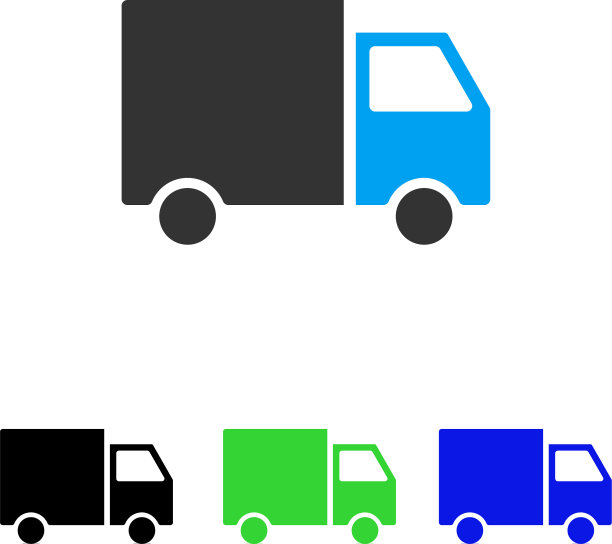 货车平面图标图片下载