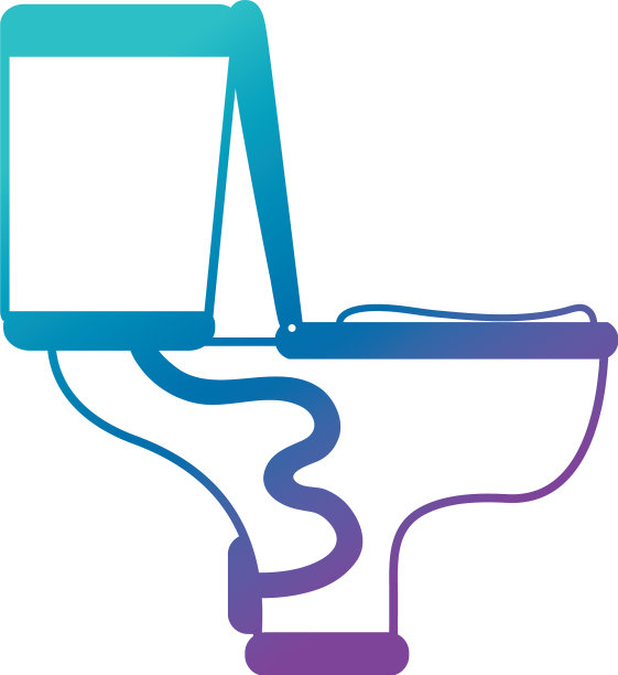 剪影厕所管道设备服务图片下载