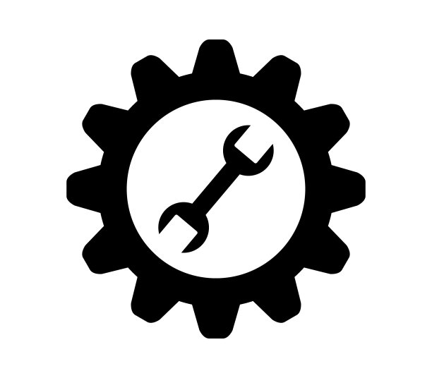 扳手和齿轮图标图片下载