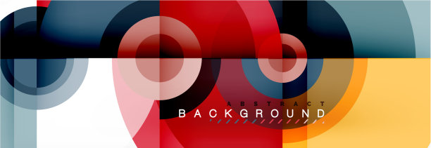 飞行圈几何抽象背景图片下载