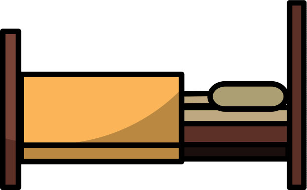 床上睡觉的象征图片下载