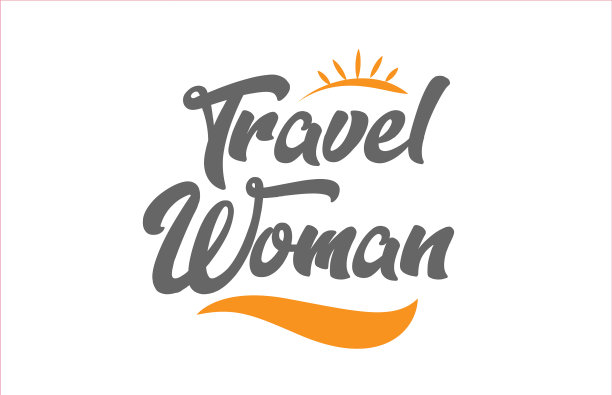 旅行女子黑手书写文字文本图片下载