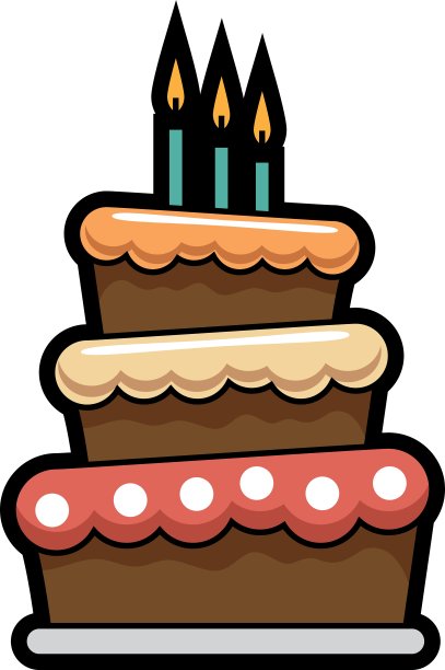 生日快乐美味蛋糕图片下载