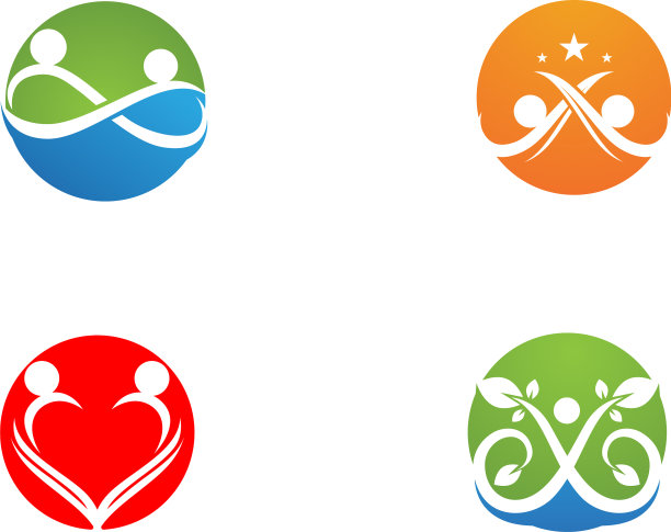 收养社区关爱Logo模板图标图片下载