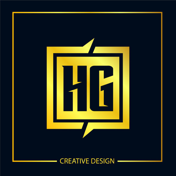 首字母hg标志模板设计图片下载