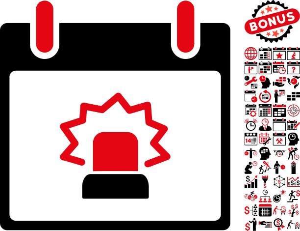 提醒日历日平图标与奖金图片下载