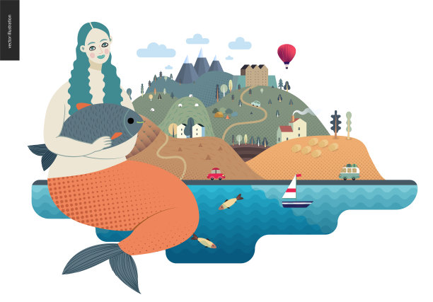 神奇的夏天的风景图片下载