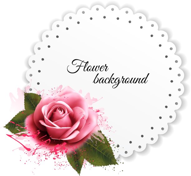 节日背景用红粉色的鲜花和礼物图片下载