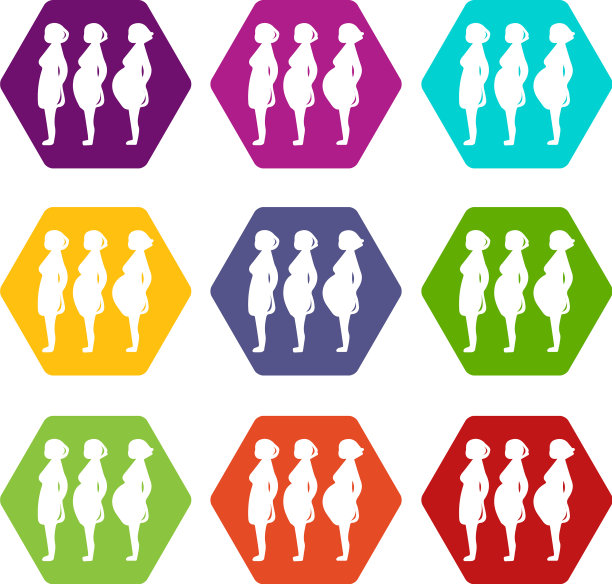 妊娠期图标集9图片下载