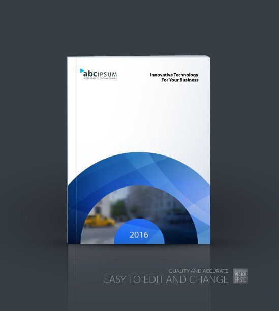 商业宣传册模板布局封面图片下载