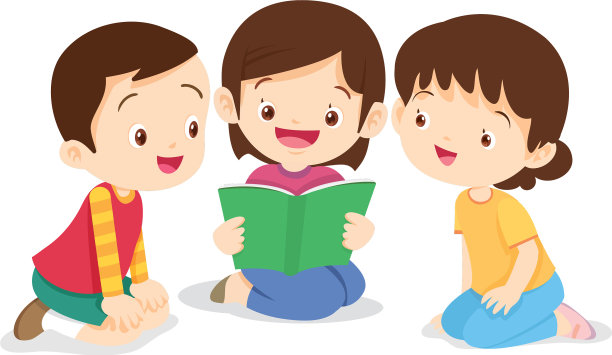 女孩坐下来看书图片下载