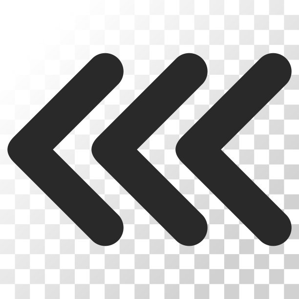 向左三箭头图标图片下载