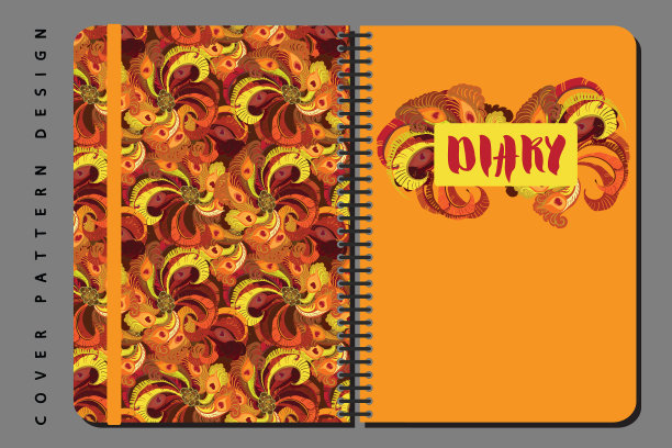 笔记本和日记本封面设计印刷用图片下载