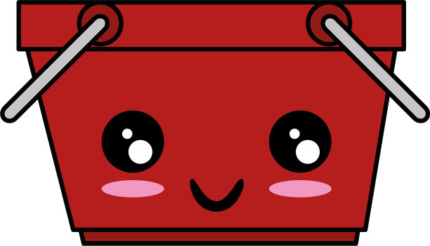 购物篮卡哇伊性格图片下载
